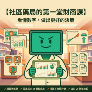 台中快閃限定場8/22(六)💰【社區藥局的第一堂財商課】